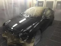 Coupé Mercedes C220 – Réparation et peinture complète (18)