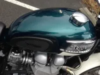 Triumph – Peinture chrome restauration -14