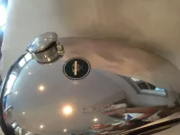 Triumph – Peinture chrome restauration -16