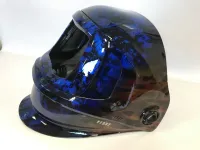 Hydrographie & aérographie sur cagoule de soudure -4