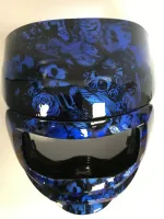 Hydrographie & aérographie sur cagoule de soudure -6