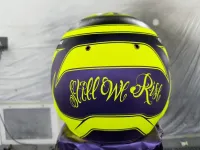 Casque Hamilton Mercedes 2022 – Jaune fluo mat (32)