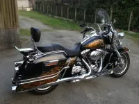 Harley Davidson – Aérographie tête de mort flamming (22)