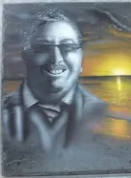 Portraits sur ardoise (5)