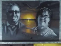 Portraits sur ardoise (6)