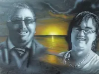 Portraits sur ardoise (7)