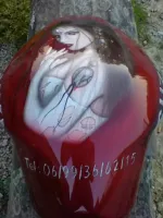 Airbrush métal – Réservoir publicitaire (5)