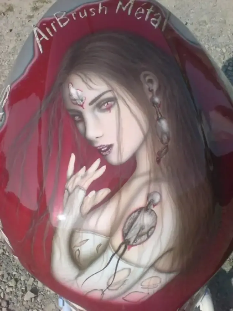 Airbrush métal – Réservoir publicitaire (6)