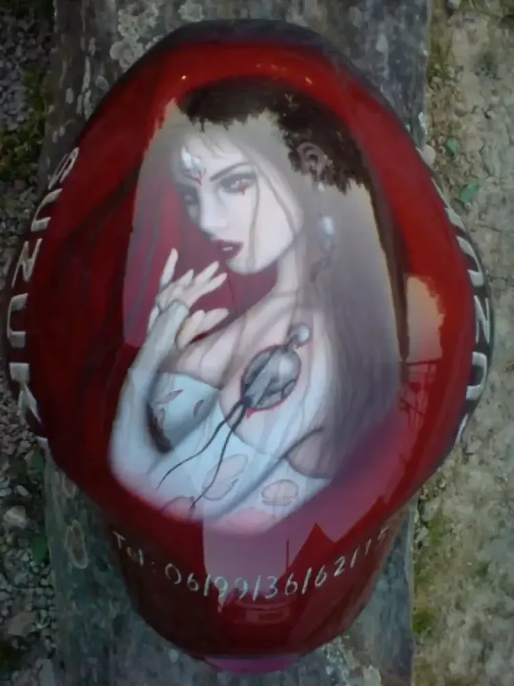 Airbrush métal – Réservoir publicitaire (7)