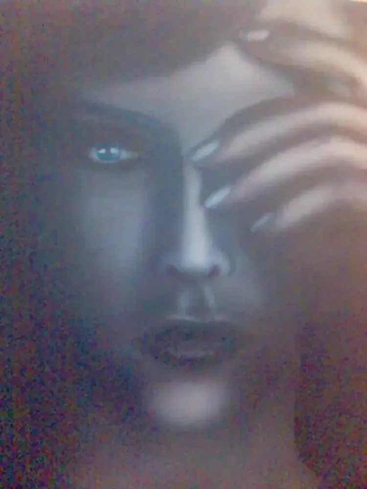 Portrait sur polyester (1)