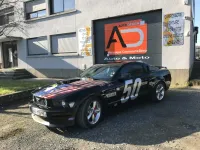 Mustang – Aérographie drapeau américain & aigle-53