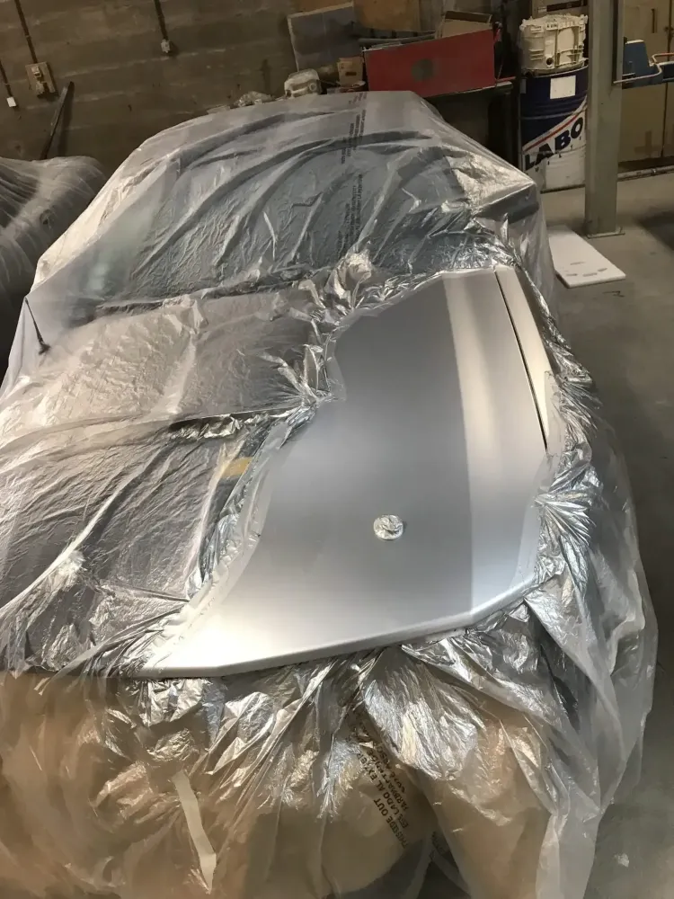 Mustang – Aérographie drapeau américain & aigle-19