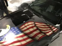 Mustang – Aérographie drapeau américain & aigle-27