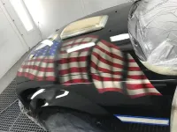 Mustang – Aérographie drapeau américain & aigle-48
