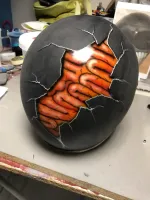 Casque – Aérographie mâchoire & cervelle (6)