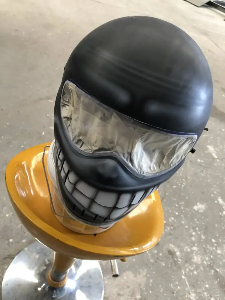 Casque – Aérographie mâchoire & cervelle (5)