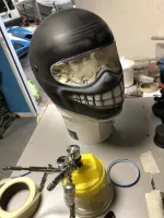 Casque – Aérographie mâchoire & cervelle (2)