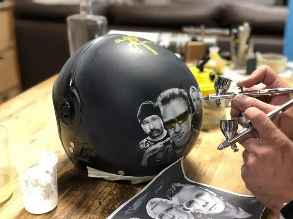 Casque – Aérographie portraits U2 (28)