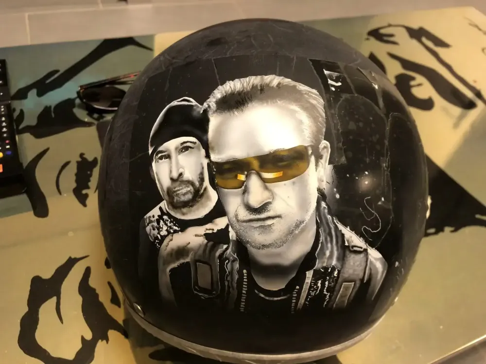 Casque – Aérographie portraits U2 (21)