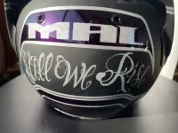 Casque Hamilton Mercedes 2021 – Noir mat & violet (32)