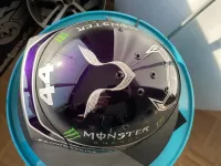 Casque Hamilton Mercedes 2021 – Noir mat & violet (30)