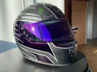 Casque Hamilton Mercedes 2021 – Noir mat & violet (35)