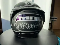 Casque Hamilton Mercedes 2021 – Noir mat & violet (28)