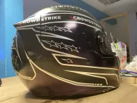 Casque Hamilton Mercedes 2021 – Noir mat & violet (20)