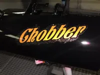 Harley Davidson – Peinture orange candy & paillettes or (3)