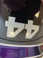 Casque Hamilton Mercedes 2021 – Noir mat & violet (2)