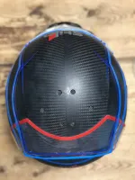 Casque compétition carbone – Or & blanc (1)