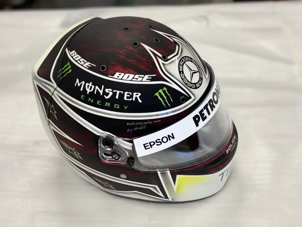 Casque Hamilton Mercedes – Grand Prix d’Allemagne 2019 (19)