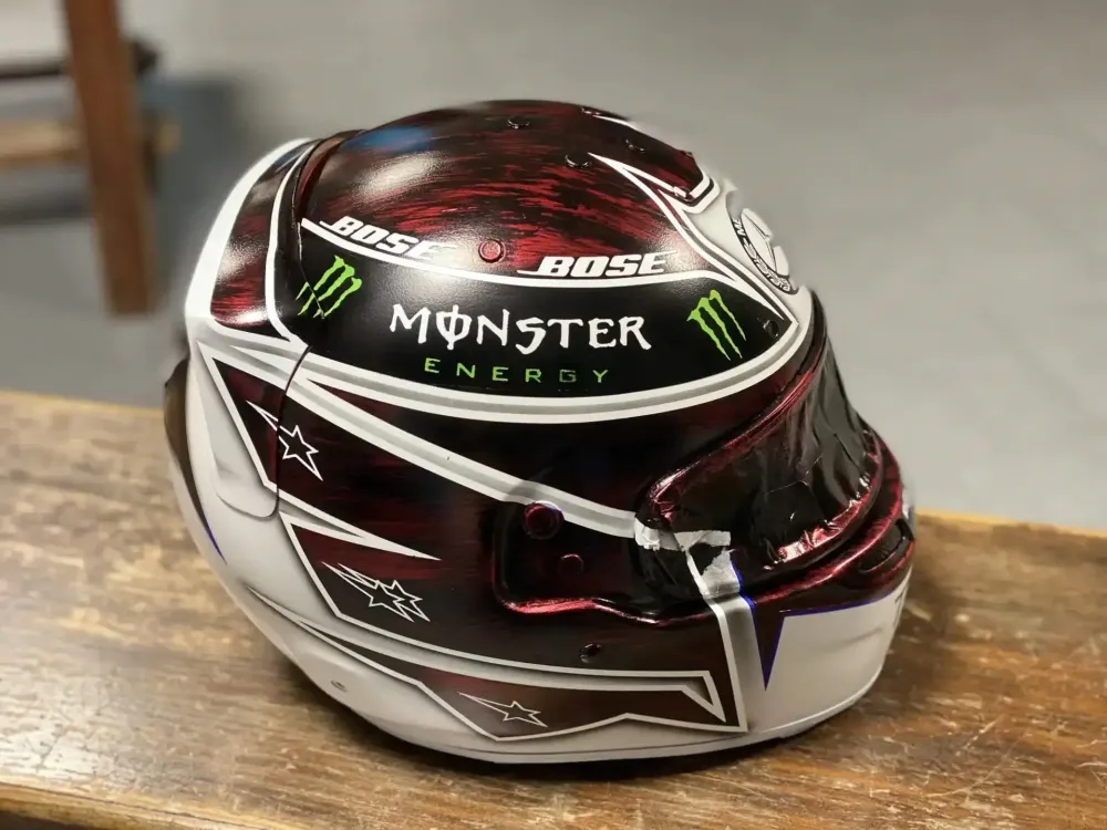 Casque Hamilton Mercedes – Grand Prix d’Allemagne 2019 (11)