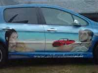 Peugeot 307 – Décor portraits à l’aérographe (9)