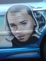 Peugeot 307 – Décor portraits à l’aérographe (10)