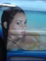 Peugeot 307 – Décor portraits à l’aérographe (1)