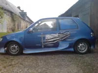 Peugeot 106 bleue – Déco drapeau breton (9)