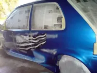 Peugeot 106 bleue – Déco drapeau breton (16)