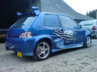 Peugeot 106 bleue – Déco drapeau breton (4)