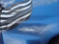 Peugeot 106 bleue – Déco drapeau breton (5)