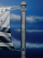 Peugeot 106 bleue – Déco drapeau breton (6)