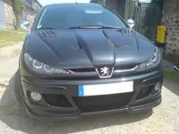 Peugeot 206 noire – Réparation & peinture (2)