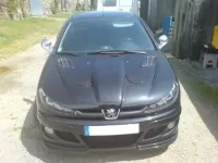 Peugeot 206 noire – Réparation & peinture (3)