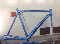 Cannondale – Déco peinture bleu sur bleu (17)