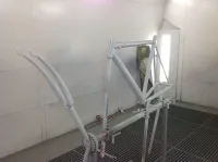 Cannondale – Déco peinture bleu sur bleu (15)