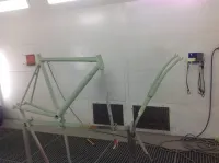 Cannondale – Déco peinture bleu sur bleu (7)