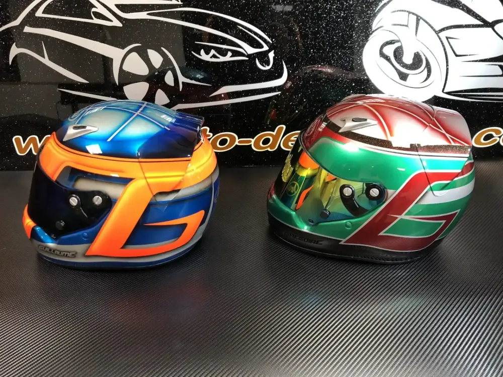 Casques karting – Aérographie 17