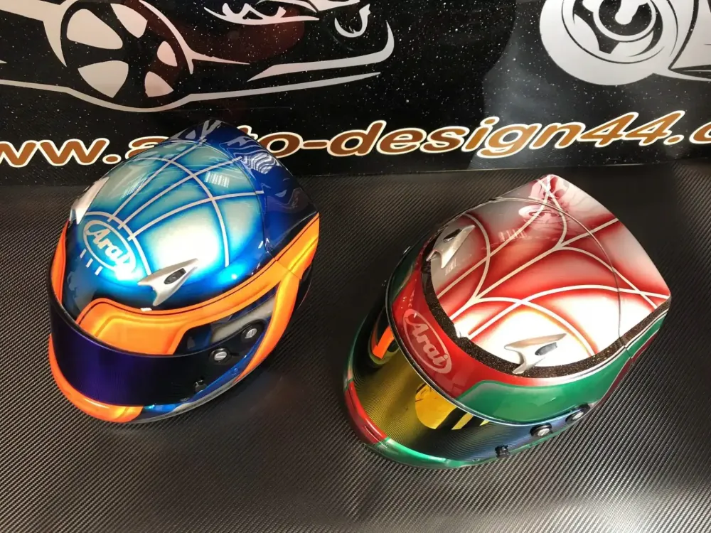 Casques karting – Aérographie 10