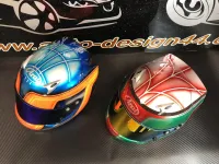Casques karting – Aérographie 10