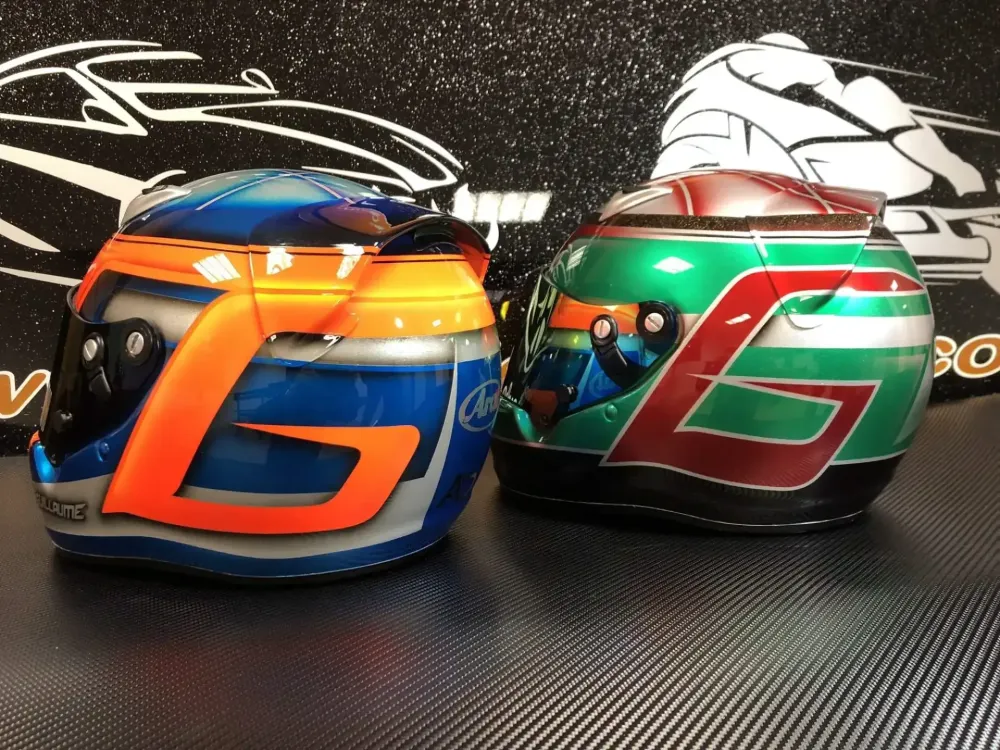 Casques karting – Aérographie 9